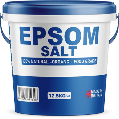 Unscented Epsom Bath Salts - Natural Magnesium Sulphate | Infused Bath & Foot Soak | Relaxing Mineral Salts
