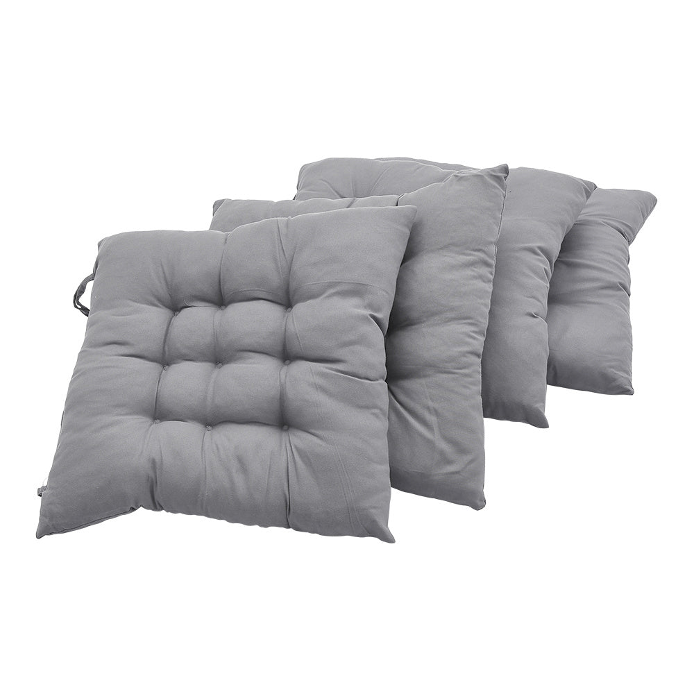 4pcs Solid-Color Office Cushion Supports The Cushion to Relieve The Discomfort of Prolonged Sitting