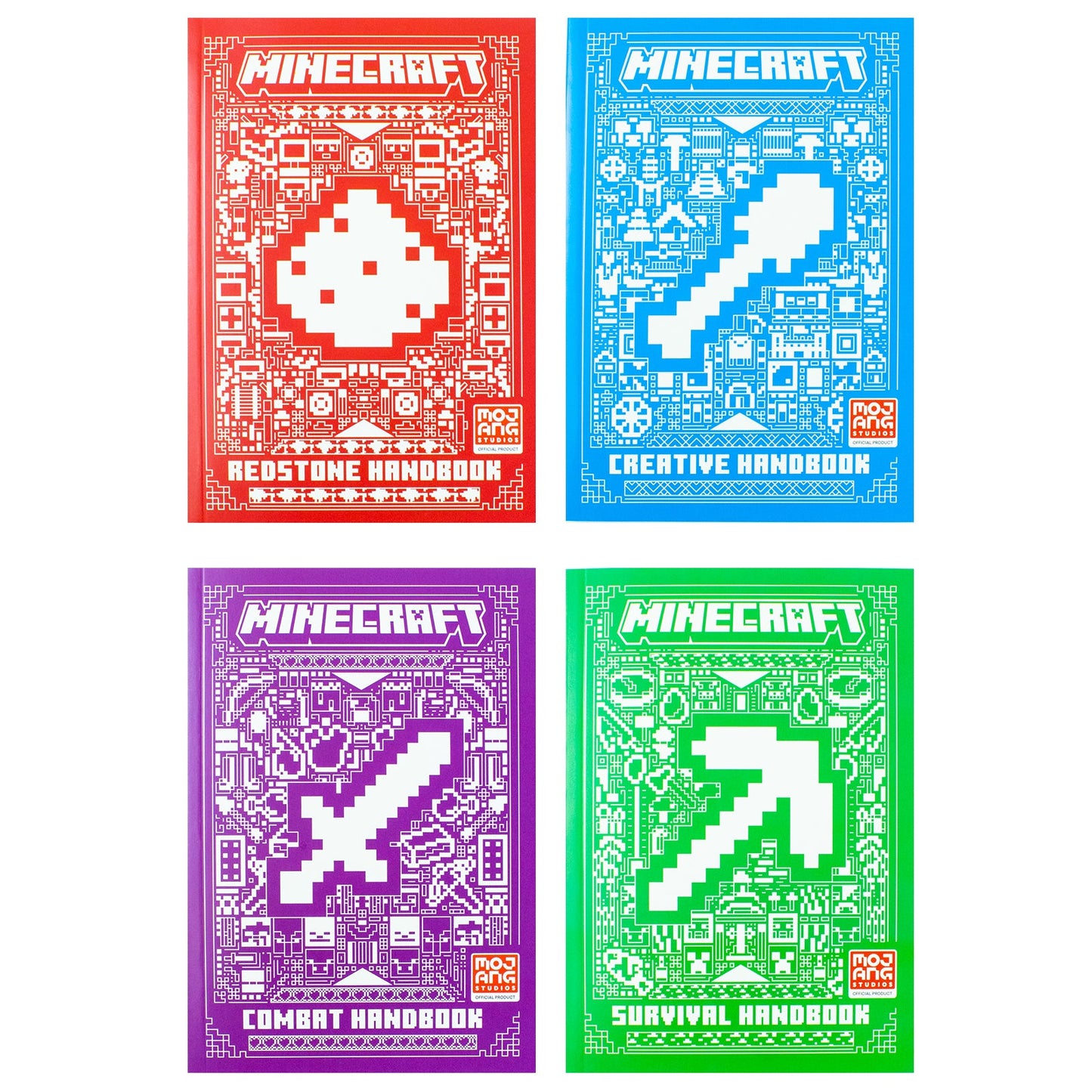 Minecraft: The Complete Handbook Collection by Mojang AB: 4 books Box Set - Ages 8-10 - Paperback