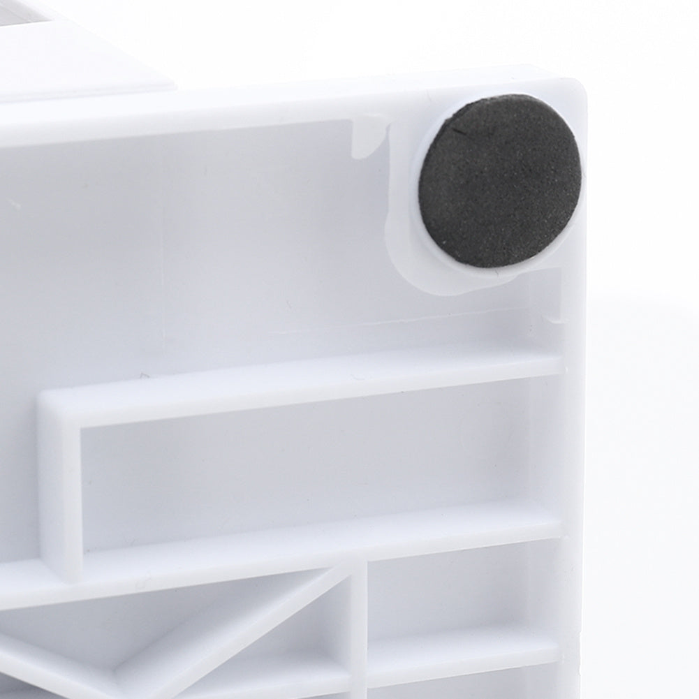 1 piece, double-layer rotating kitchen spice rack, plastic shelf, multi-purpose organizer for kitchen, pull-out cabinet and countertop storage for spice bottles and cans, space saving storage rack, white, size: 28 cm W x 10.2 cm D x 27.5 cm H
