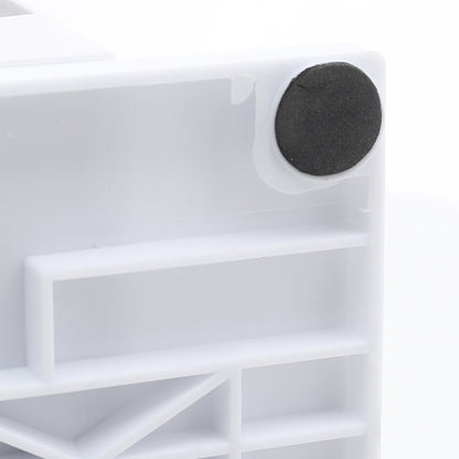 1 piece, double-layer rotating kitchen spice rack, plastic shelf, multi-purpose organizer for kitchen, pull-out cabinet and countertop storage for spice bottles and cans, space saving storage rack, white, size: 28 cm W x 10.2 cm D x 27.5 cm H