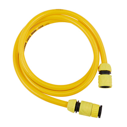Complete Watering Kit/ Garden Hose Reel Trolley Portable With 20-50M Hose Pipe, Sprinkler Gun & Connector - Heavy Duty Watering System for Outdoor/Lawn/Car Wash (Yellow)