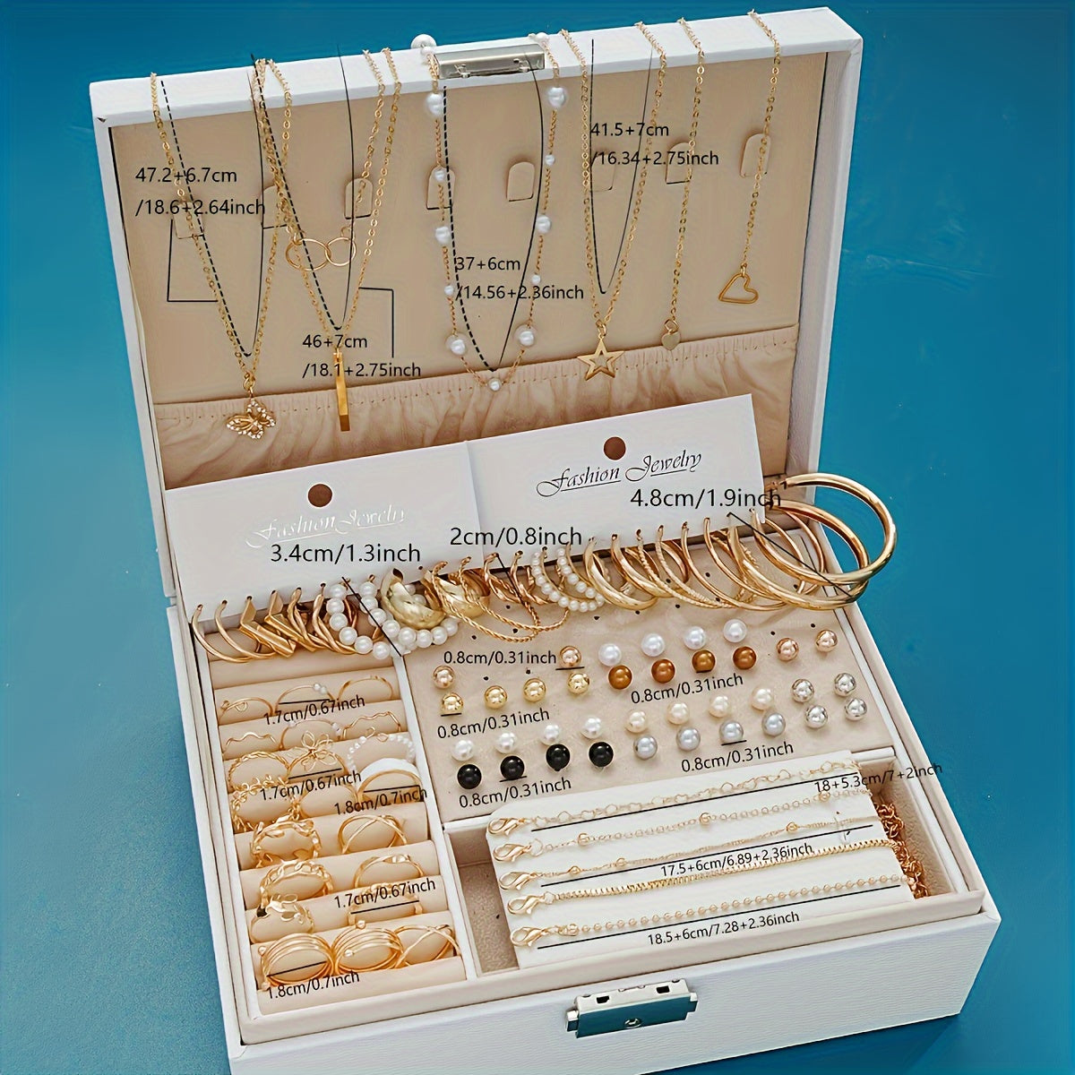 Mixed Women's Jewellery Set - 86 Pieces