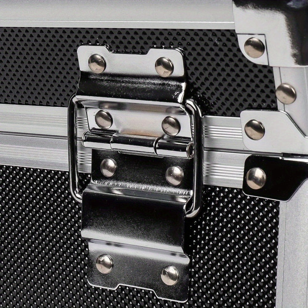 7-Inch Vinyl Record Case - Lockable 200-Disc Box