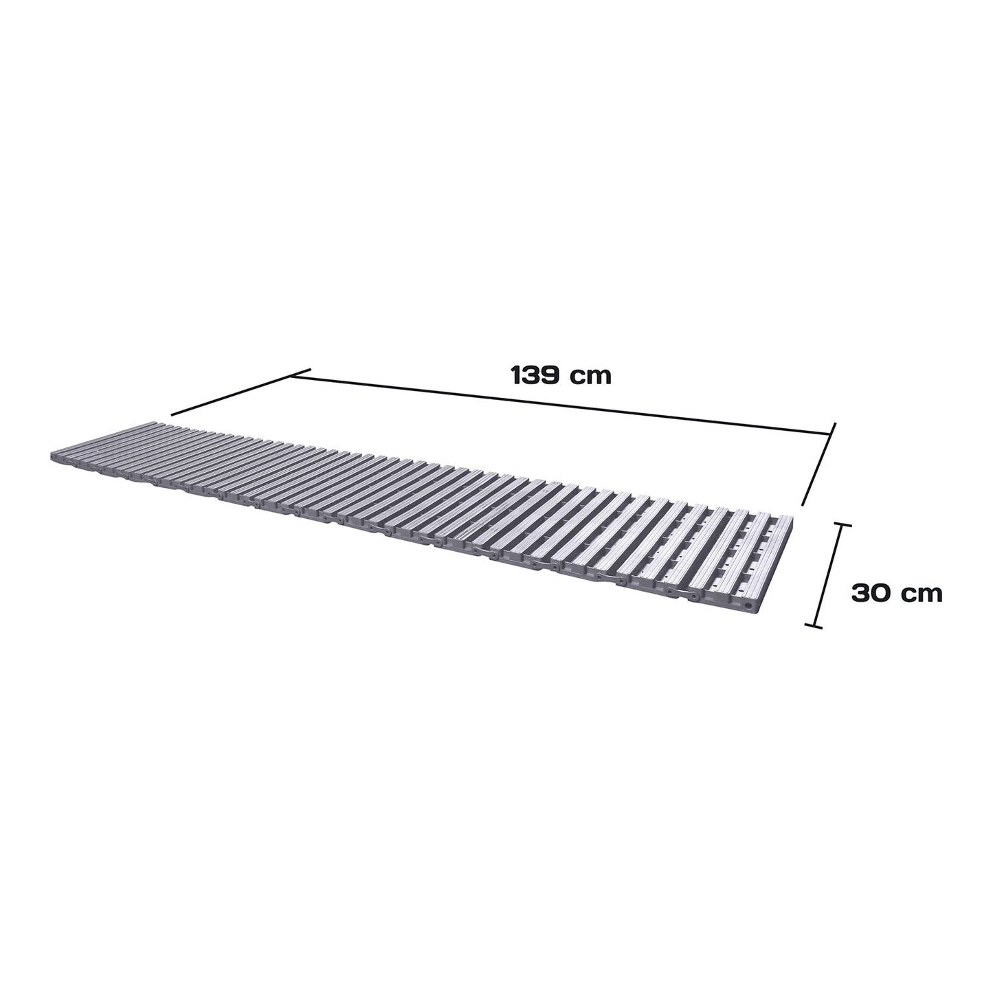 Taylor & Brown 1.39m Instant Garden Roll Out Path Track | Temporary Path for Non-Slip Working Even In Worst Conditions | Grass Protection Mat Lawn Protector (16pcs)