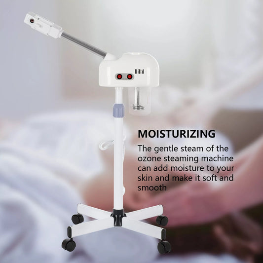 Professional Facial Steamer, Hot spray Mist, Ozone and Steamer Function Ozone Humidifier, Face Steamer Home Beauty Salon Spa Instrument, Adjustable Height Clean Skin Beauty Care