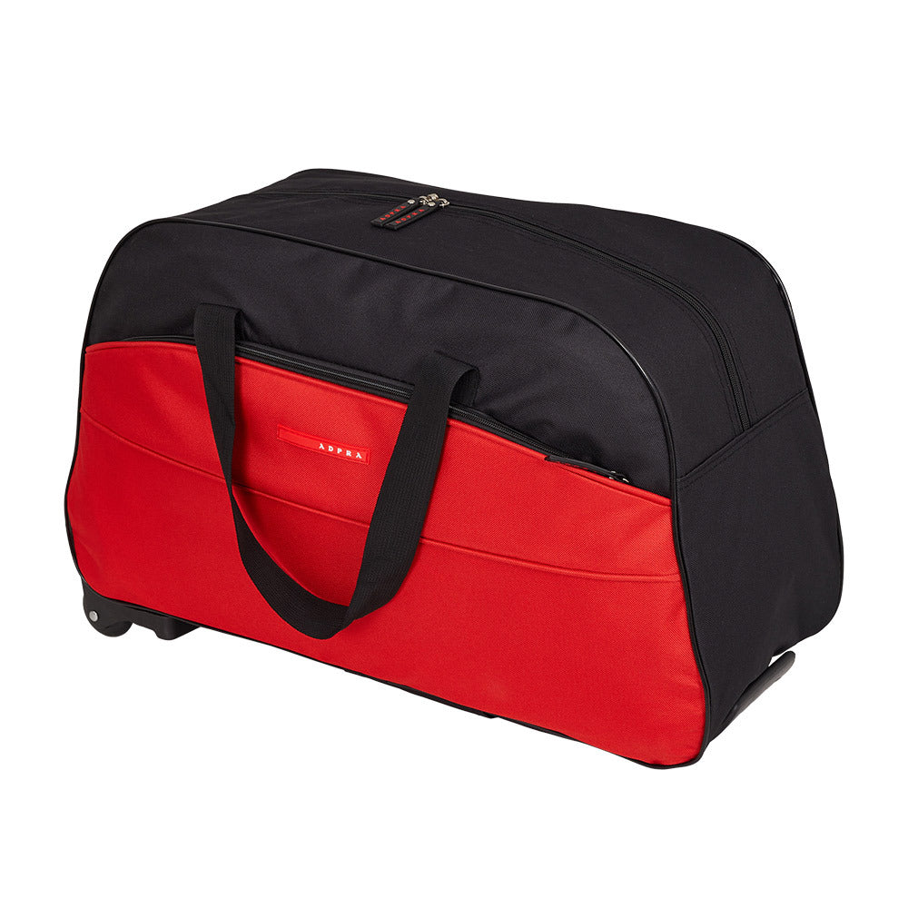 Large Capacity Rolling Travel Bag with Wheels, Lightweight Foldable Luggage Duffel for Weekend Getaways, Business Trips, and Airport Travel, Spacious Carry - on Tote for Packing Essentials