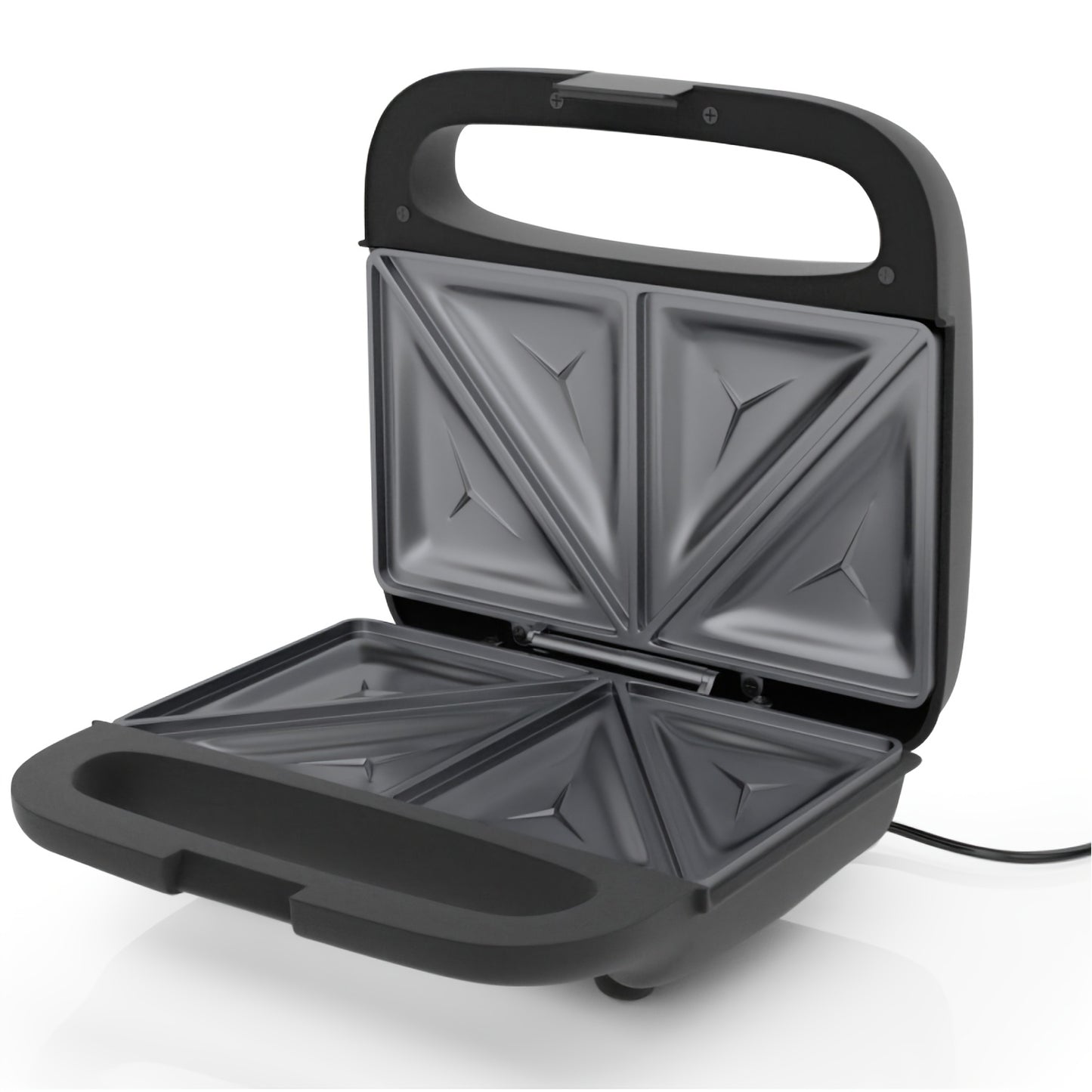 SUPERLEX Sandwich Maker 750W 4 Slice Toastie Toaster with Cool Touch Handle And Non-Stick Plates with Automatic Temperature Control for Perfect Panini Press And Grilled Cheese