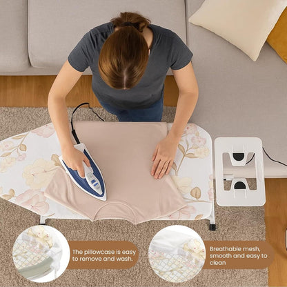 Ironing Boards Adjustable Heights Cotton Cover with Iron Rest TopIron Board Universal Extra Wide Lightweight Iron Board Rack