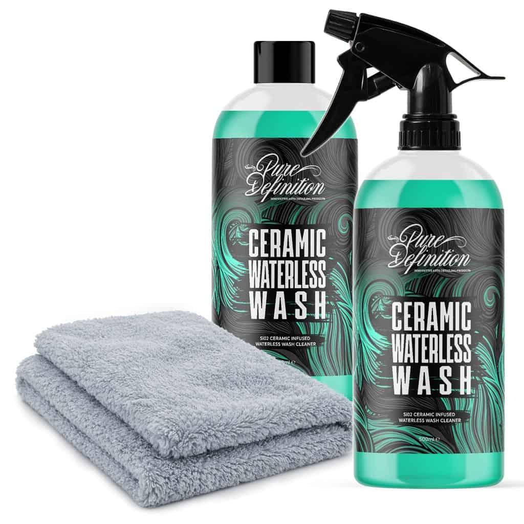 Ceramic Wash Waterless - Wash & Si02 Ceramic Gloss Shine Showroom Cleaner - Waterless Car Cleaning kit