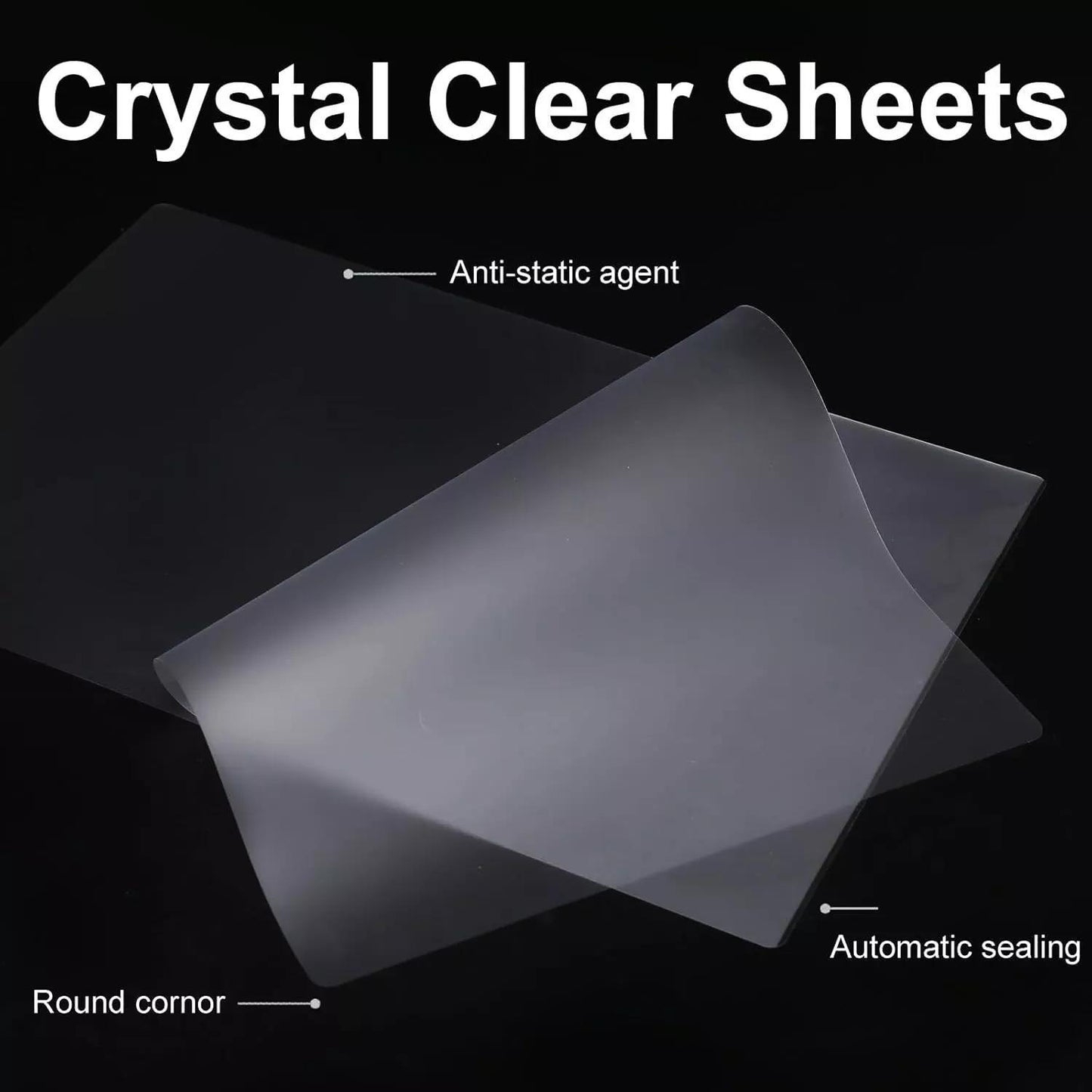 ATEK A4 Laminator Pouches 100 Pack – 100 Micron Laminating Sheets a4 Glossy Finish, Crystal Clear, Full Protection, Waterproof a4 laminator - Laminate Pouches a4 Ideal for Home Office Photos and Notes