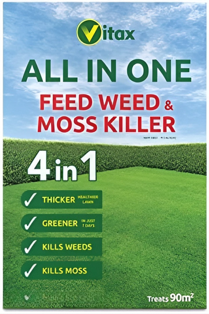 Vitax Lawn Care Feed & Treatment Covers 90m² – Lawn Feeding Granules for Small Garden Lawns | All-in-One Lawn Care Product for Regular Maintenance