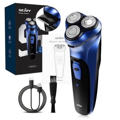 Electric Razor for Men, Electric Shaver for Men Face, Rechargeable Shaver with Pop Up Trimmer