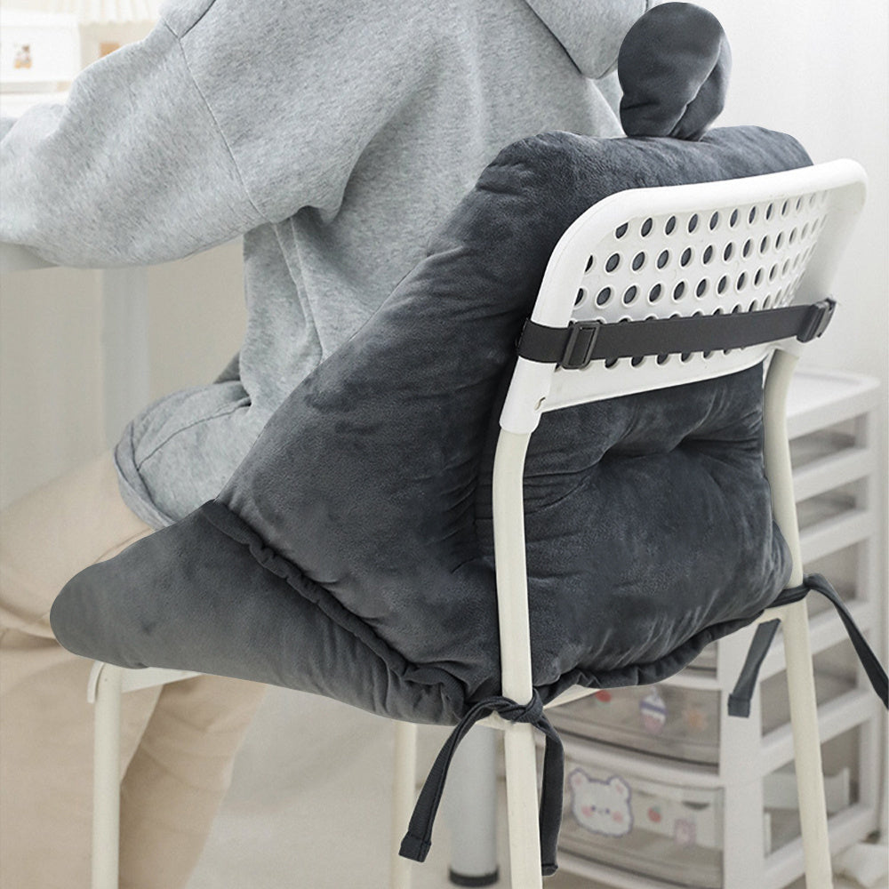 Seat Cushion, Backrest, Integrated Cushion, Office Sedentary Seat Cushion, Dormitory Student Chair, Waist Protector Chair Cushion, Cushion 45 X 45 cm