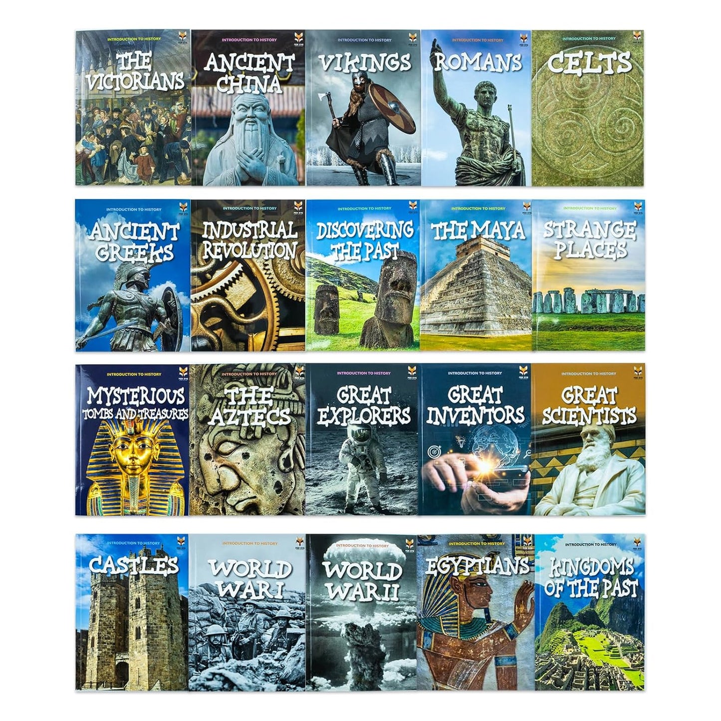 Children Introduction to History for Beginners (Series 1 & 2) 20 Books Collection Set