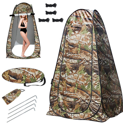 Pop Up Toilet Tents for Camping, Pop Up Changing Tent for Shower, Privacy Tent Portable Changing Room for Outdoor Adventures, Hiking, Fishing, Beach or Picnic