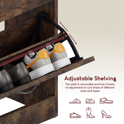 Vida Designs 3 Drawer Shoe Cabinet Shoe Rack Hallway Shoe Storage Cupboard