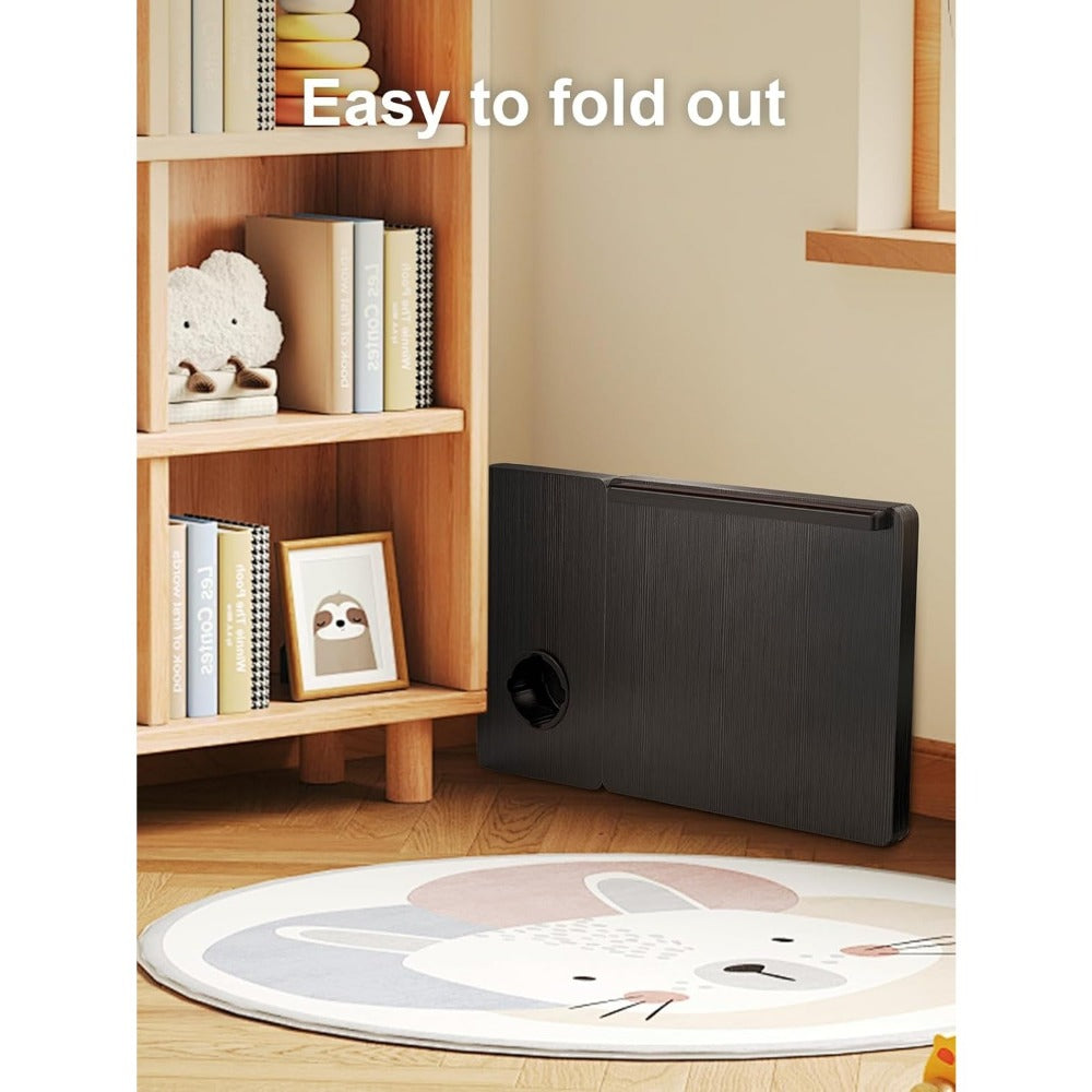 Foldable Laptop Desk, Adjustable Laptop Table with Cup Holder, Portable Bed Tray Table for Working, Reading, Eating, and Studying, Ergonomic Notebook Stand with Non-Slip Design