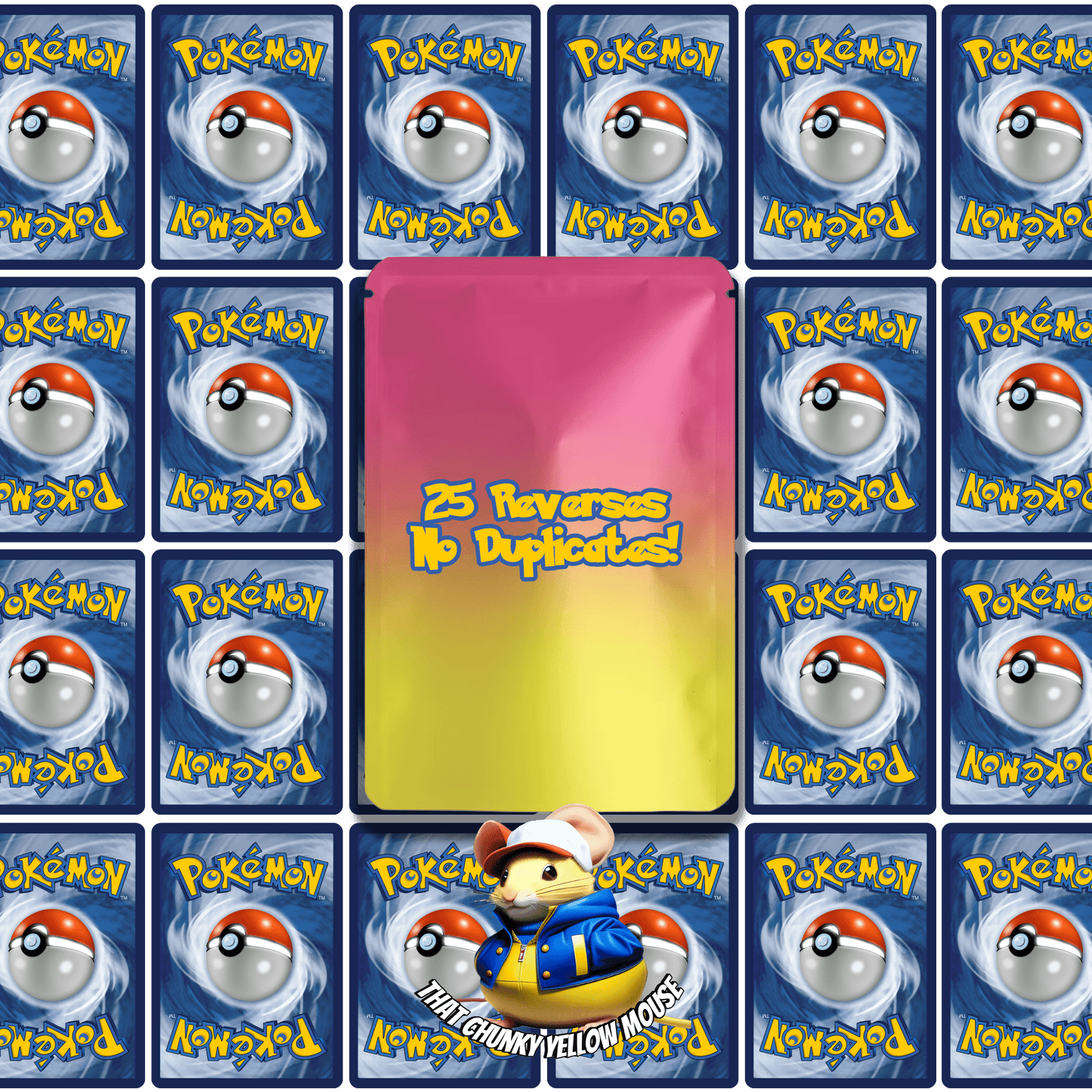 GENUINE Pokemon Cards - TCYM 25 Reverse Holos Mystery Pack