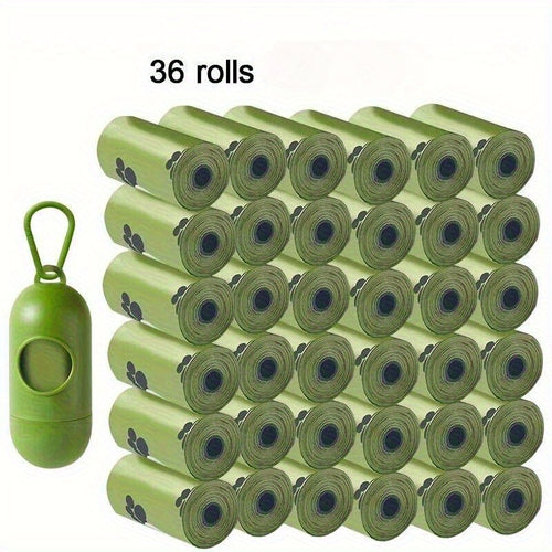 36 Rolls Dog Puppy Pets Poo Bags and Leak proof with 1 Free Dispensers