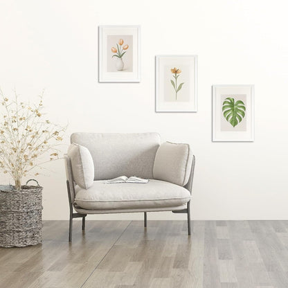 3 Pack A3 Photo Frame 29.7 x 42cm Black/White Picture Frame Wall & Tabletop Frames, Portrait or Landscape Display for Posters, Prints & Certificates