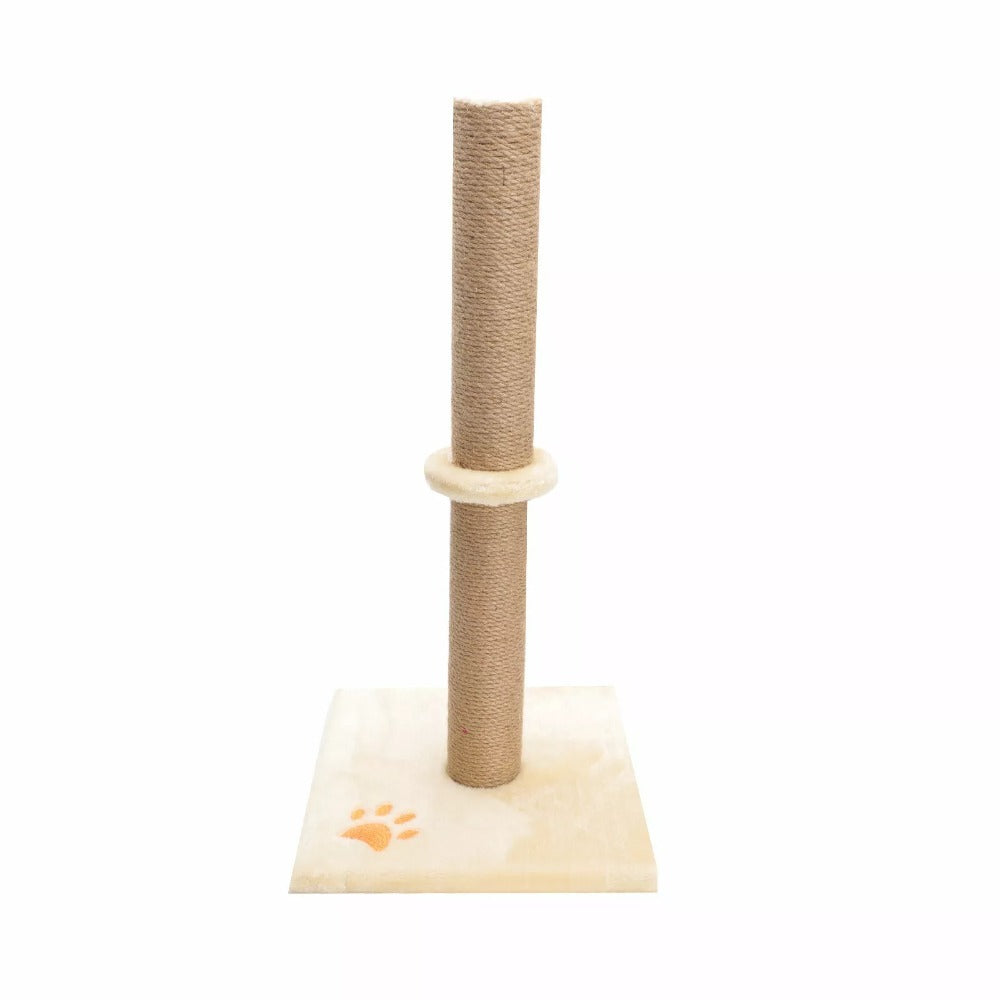 Cat Scratching Post 62cm Tall Sisal Pole Scratcher – Sturdy Cat Furniture for Indoor Cats, Protects Furniture, 3 Colours