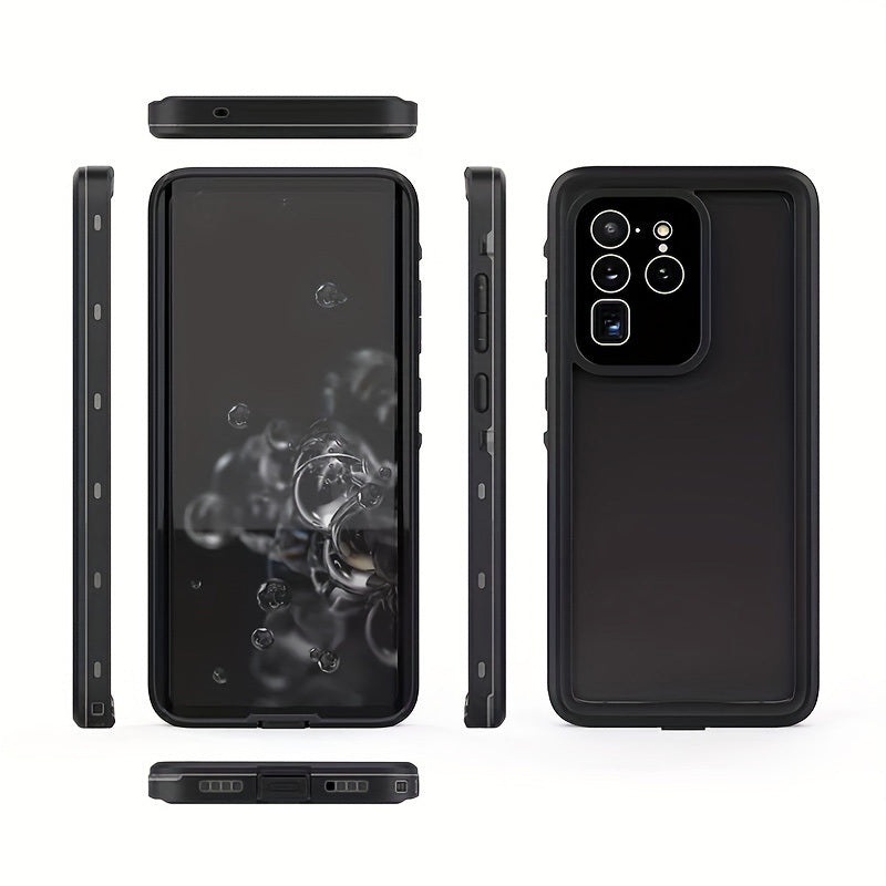 Waterproof Case For Samsung Galaxy S20 FE S20 Plus S20 Ultra 5G IP68 Full Body Protection Shockproof Dustproof Built-in Screen Protector Phone Case