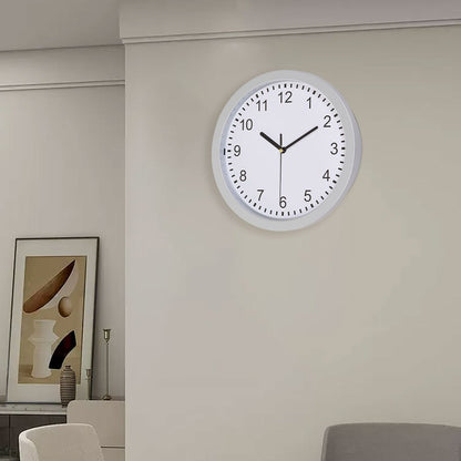 1PC multi-functional clock wall clock with fun thick frame and durable gold/white clock, 25*25*7CM