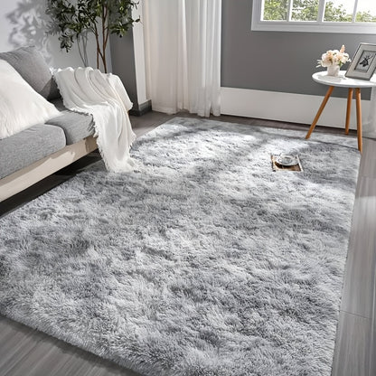 1pc 230X160cm Fluffy Rugs Large Shaggy Rug Bedroom Living Room Anti Slip Soft Carpet Floor Mat, Home Decor, 7.55ft X 5.25ft