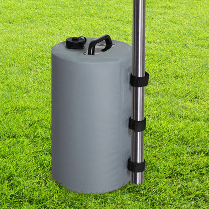4 Pack Gazebo Water Weights Bags, 10L Durable Windproof and Portable Weights for Outdoor Tents, Canopies, Shelters, Easy to Fill Sand or Water Weights for Stability, Heavy Duty Weight Bags for Gazebos, Camping, Patios, Event Shelters, Weather Resistant An