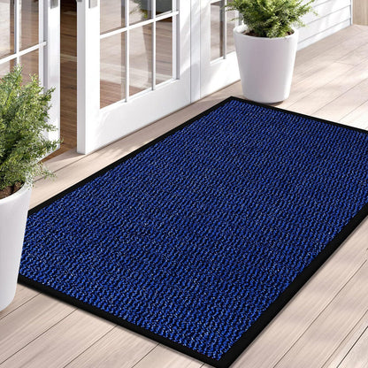 1pc Sunny Indoor & Outdoor Rug – Heavy-Duty Non-Slip Rubber Backed Doormat, Hallway Runner & Large Area Rug, Washable Dirt-Trapper Floor Mat for Entrance, Patio, Garden, Kitchen & Home Flooring