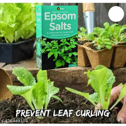Vitax Epsom Salts 1.25kg – Magnesium Sulphate for Garden Use | Soil Additive for Plants, Shrubs & Vegetables