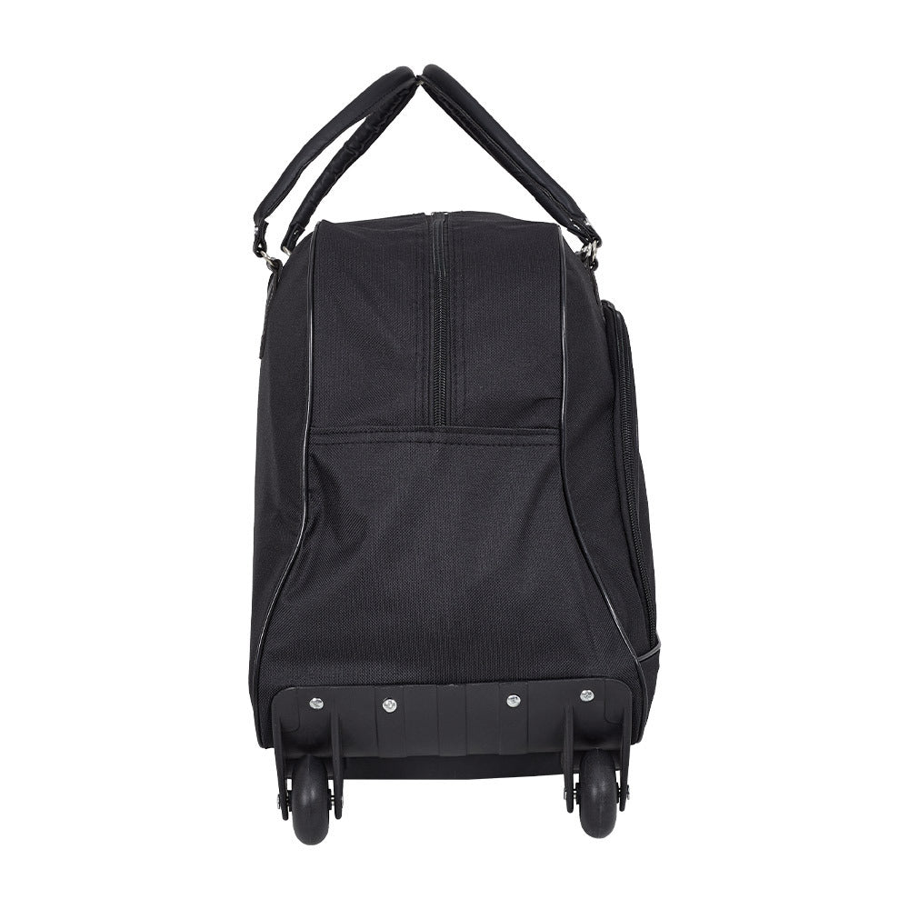 Foldable Wheeled Travel Duffel Bag, Large Capacity Rolling Handheld Luggage for Family Vacations, Outdoor, and Short Trips, Easy - To - Carry Tote with Durable Build