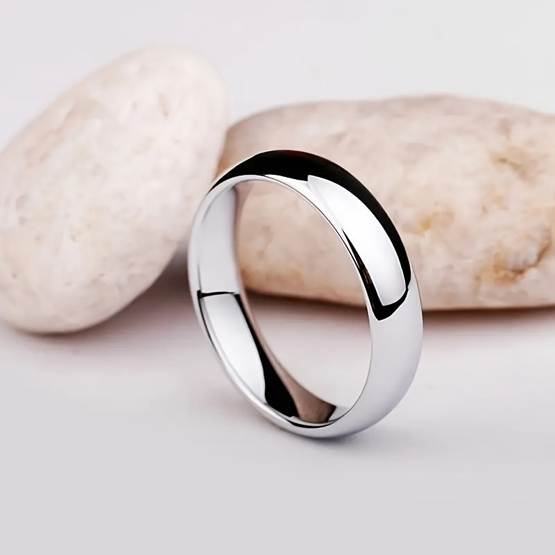 [Sterling Silver Ring] Stunning sterling silver S925 wedding 2.2g ring-the perfect gift, especially for couples in your life!