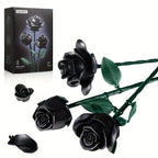 Decorative Ornament with 152pcs, Three Flowers, Gothic Black Rose Building Block 152pcs - product gallery image 2