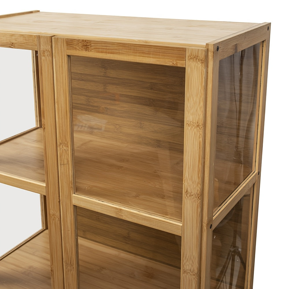 Decorative Ornament with Microfibre, 4-Layer Transparent Display Cabinet Dustproof - product gallery image 7