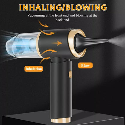 Portable Cordless Vacuum Cleaner, Mini Handheld Wireless Lightweight Air Duster Blower, Wet Dry Use Low Noise, Powerful Mutilfunctional Vacuum Cleaner for Car, Home, Kitchen, Pet Hair Cleaning