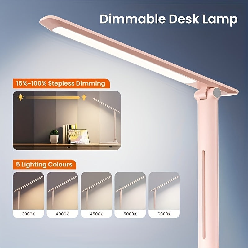 Desk Lamp with LED Temperature Modes Touch Dimmer for home offices - product gallery image 4