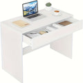 Desk with 1pc Computer Multi-function Writing Home - White, 1pc option