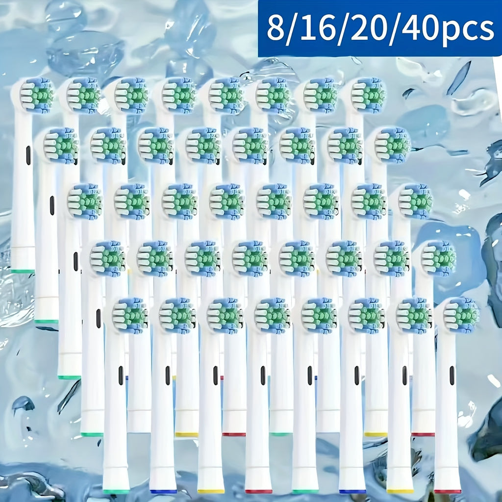 Oral-B Compatible Replacement Brush Heads – 20 or 40 Pack