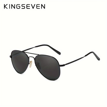 Kingseven Classic Pilot Polarized for Men And Women Fashion Unisex Style Eyewear for Activities, Parties, And Photography Props