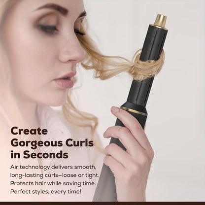 The Perfect Hair Gift: 5-in-1 Detachable Blow Dryer Brush, Salon-Quality Styler For Voluminous, Smooth Hair At Home & On-The-Go | Gift For Mom, Wife, Daughter (Christmas, Birthday, Valentine's)