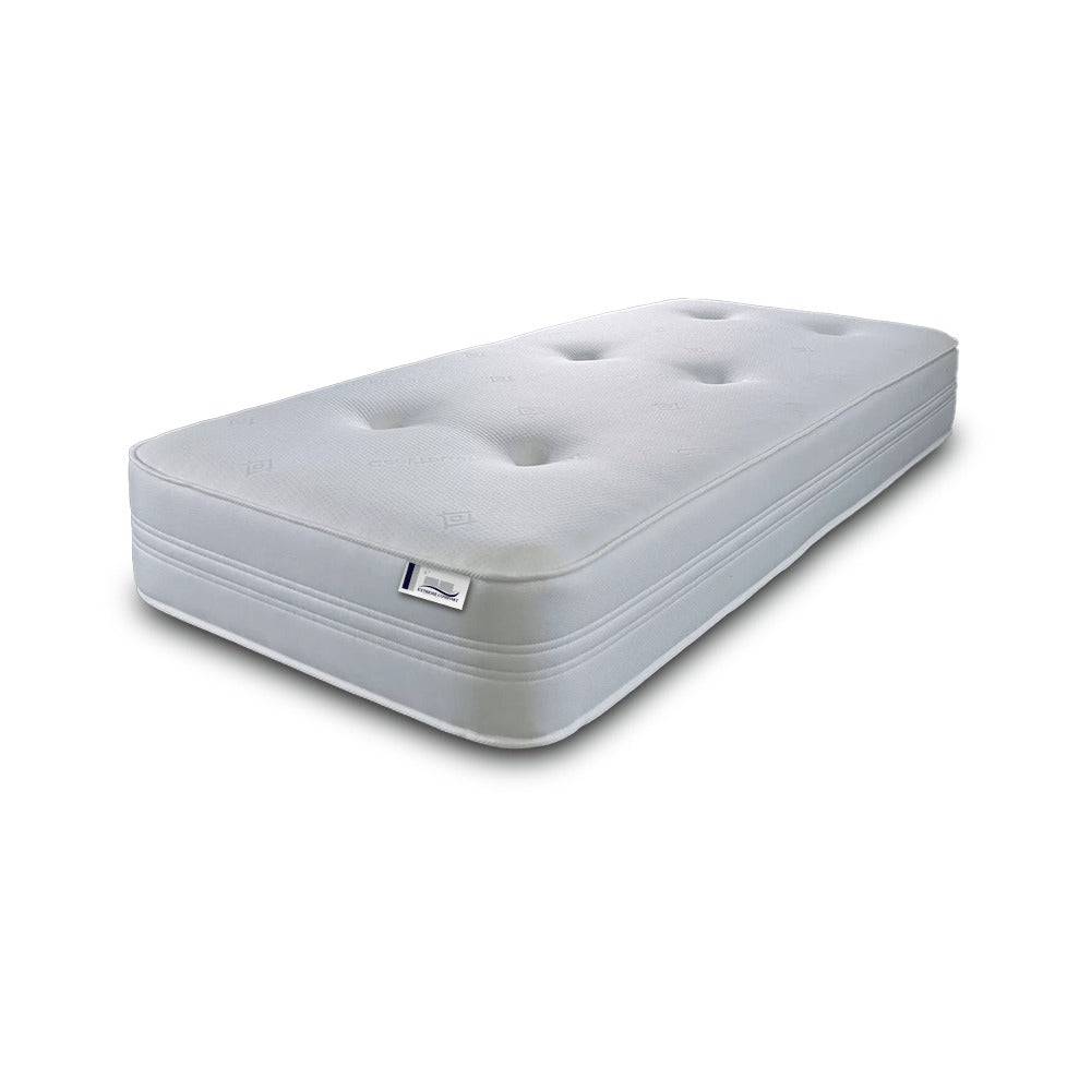 Memory Foam & Open Coil Spring Hybrid Mattress – Tufted, Extra Deep, Handmade in UK | Single, Double, King & European Sizes Available