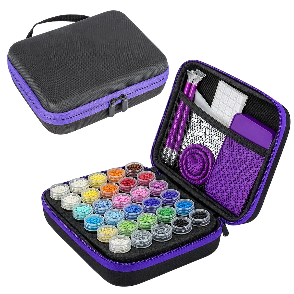 Diamond Painting Storage with Box or Screw-Top Bottles 282-Piece Accessory - product gallery image 19