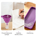 Diamond Painting Storage with Box or Screw-Top Bottles 282-Piece Accessory