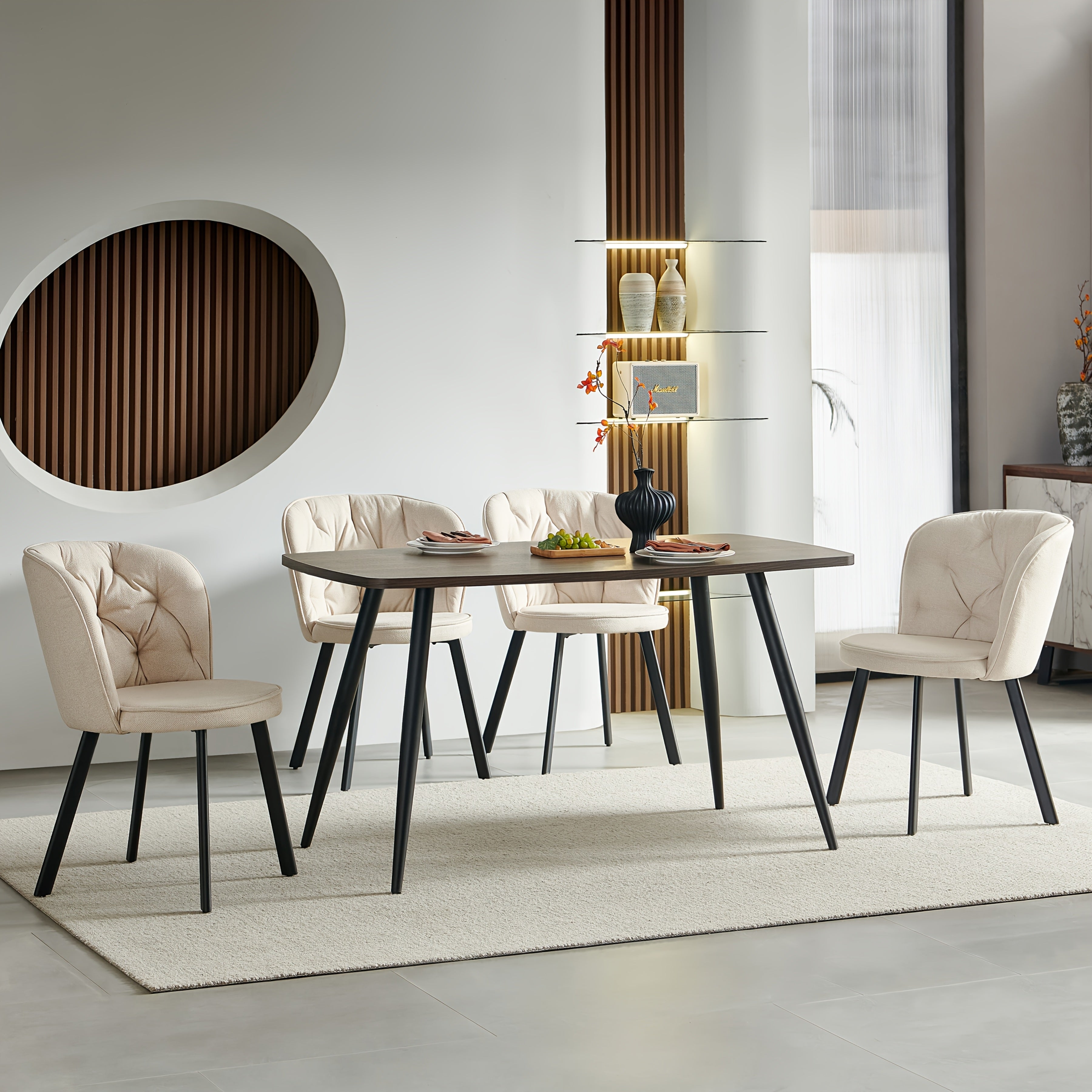 Dining Chair with 4 Chairs, Upholstered Chairs Sets of or