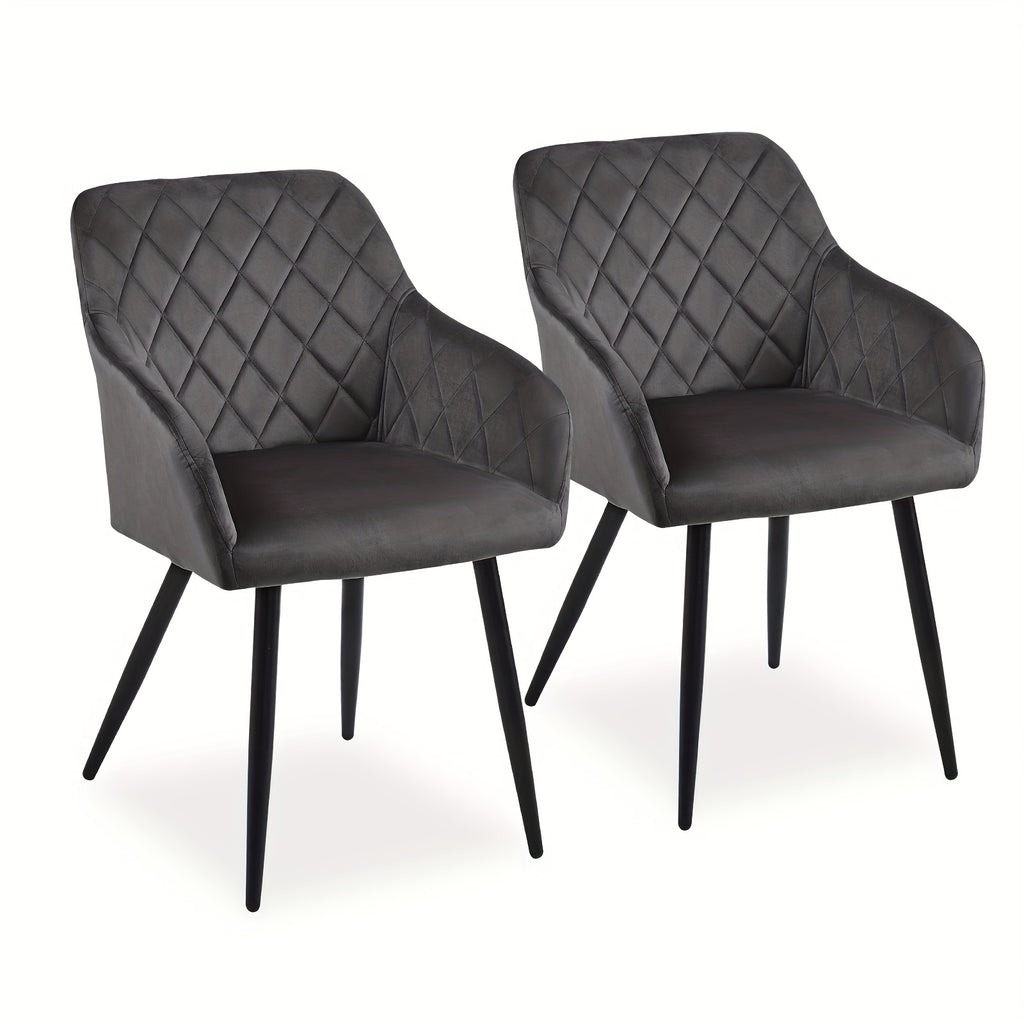 Dining Chair with Easy Assembly, Metal, Velvet Chairs of or Upholstered Accent