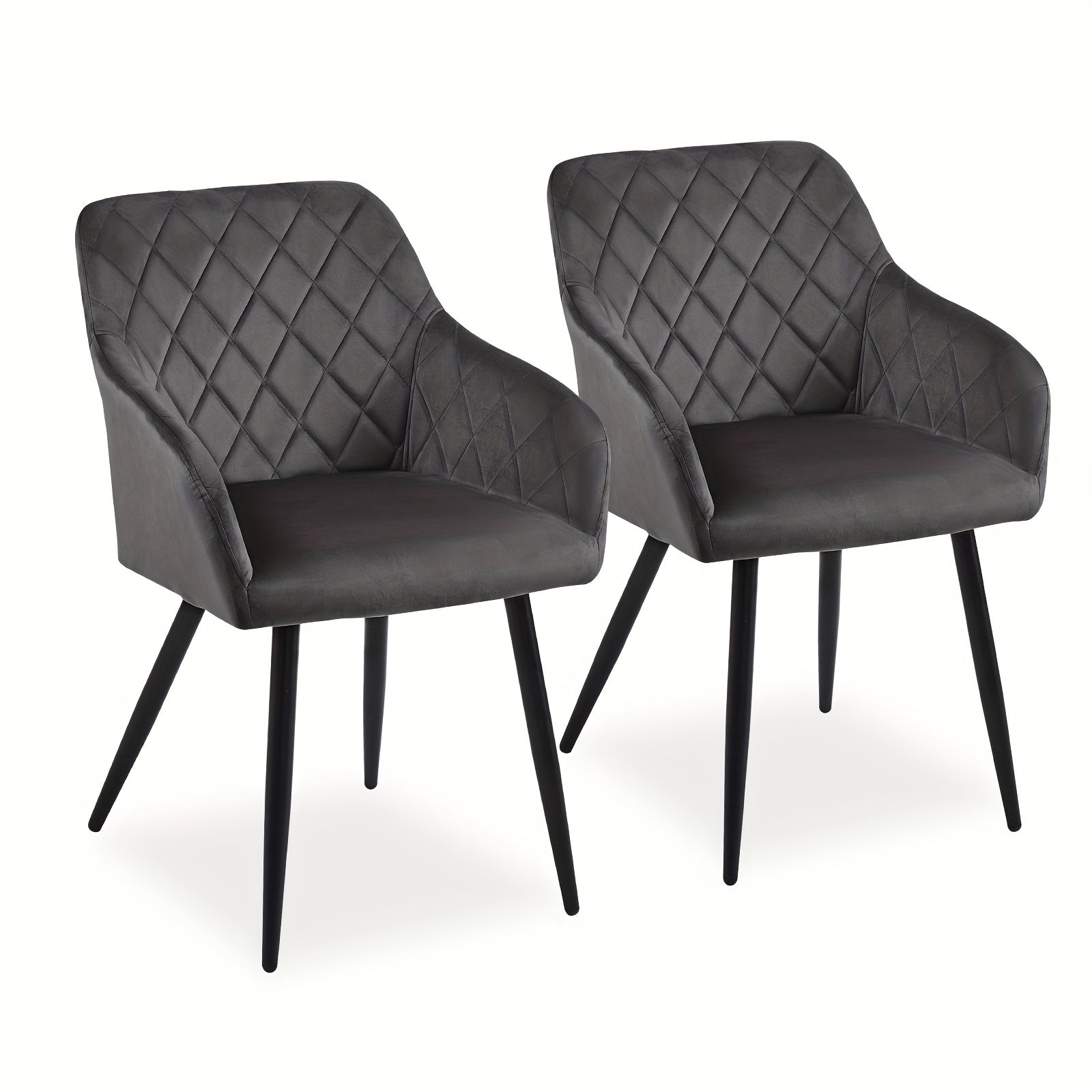 Dining Chair with Easy Assembly, Metal, Velvet Chairs of or Upholstered Accent