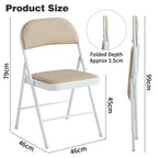 Dining Chair with Foldable, 4 in, Folding Chairs of in Seven Colours - product gallery image 7