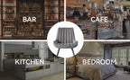 Dining Chair with Metal, 4-Piece Set, Padded Chairs of Upholstered Seat Backrest - product gallery image 7